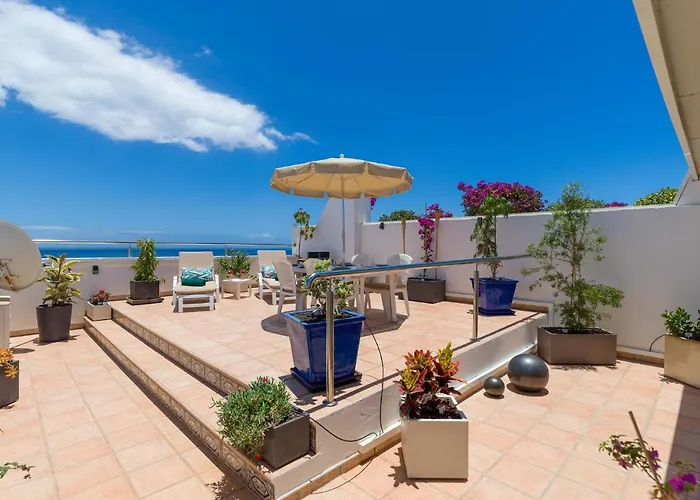 Appartement Zweistoeckiges Penthouse Mit Privater Dachterrasse à Maspalomas  acceptant les animaux